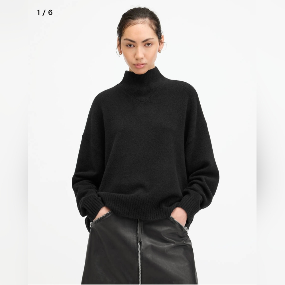 All Saints | Asha Soft Fluffy Sweater